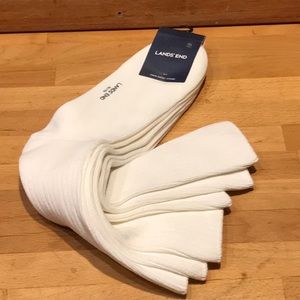 Lands End crew Socks 3 Pair